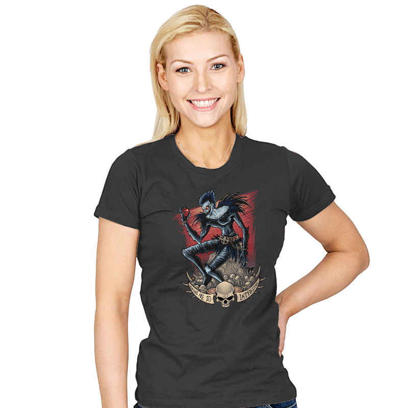Death and Apples - Womens T-Shirts RIPT Apparel