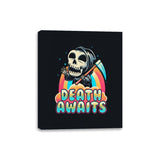 Death Awaits - Canvas Wraps Canvas Wraps RIPT Apparel 8x10 / Black