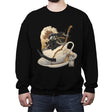 Death by Coffee - Crew Neck Sweatshirt Crew Neck Sweatshirt RIPT Apparel Small / Black