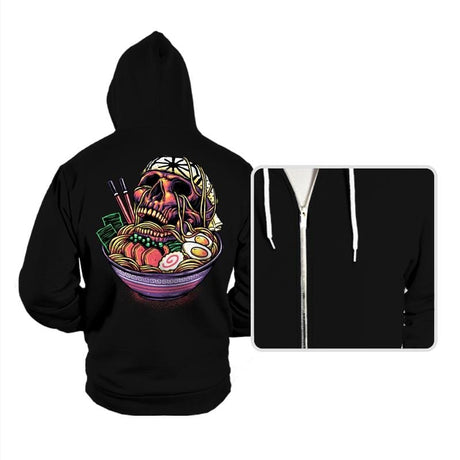 Death By Ramen - Hoodies Hoodies RIPT Apparel Small / Black