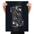 Death Card - Prints Posters RIPT Apparel 18x24 / Black