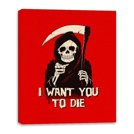 Death Chose You! - Anytime - Canvas Wraps Canvas Wraps RIPT Apparel