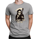Death Chose You! - Anytime - Mens Premium T-Shirts RIPT Apparel Small / Light Grey
