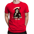Death Chose You! - Anytime - Mens Premium T-Shirts RIPT Apparel Small / Red