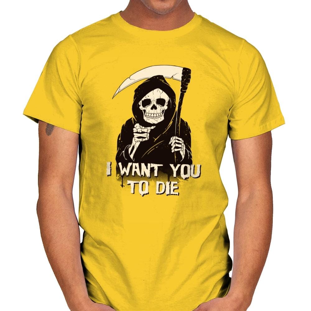 Death Chose You! - Anytime - Mens T-Shirts RIPT Apparel Small / Daisy