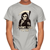 Death Chose You! - Anytime - Mens T-Shirts RIPT Apparel Small / Ice Grey