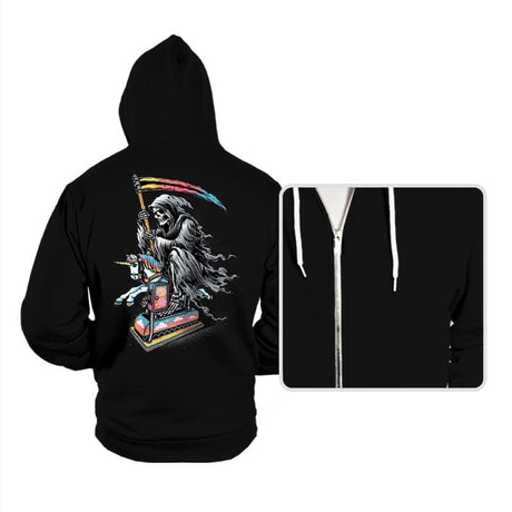 Death Enjoying Life - Hoodies Hoodies RIPT Apparel Small / Black