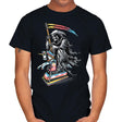 Death Enjoying Life - Mens T-Shirts RIPT Apparel Small / Black