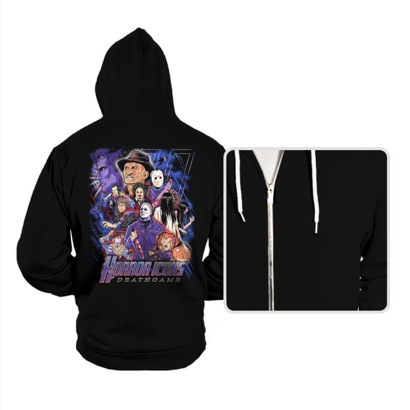 Death Game - Hoodies Hoodies RIPT Apparel Small / Black
