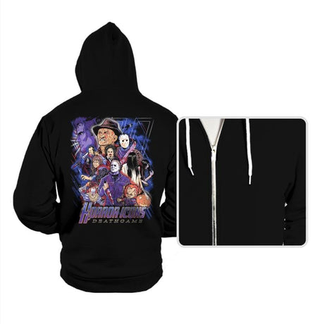Death Game - Hoodies Hoodies RIPT Apparel Small / Black