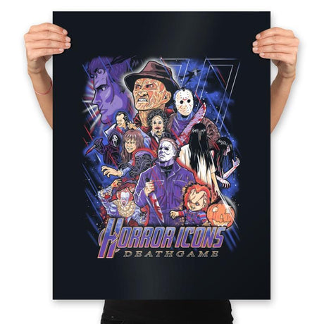 Death Game - Prints Posters RIPT Apparel 18x24 / Black