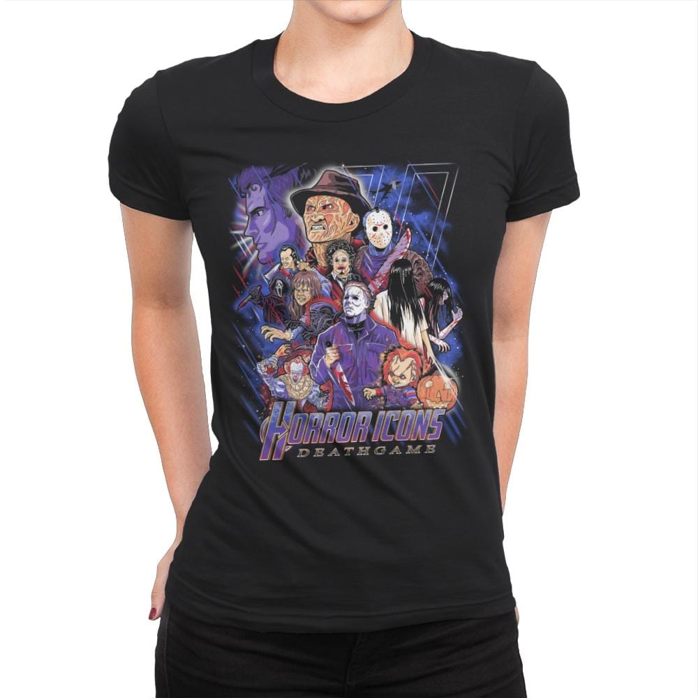 Death Game - Womens Premium T-Shirts RIPT Apparel Small / Black