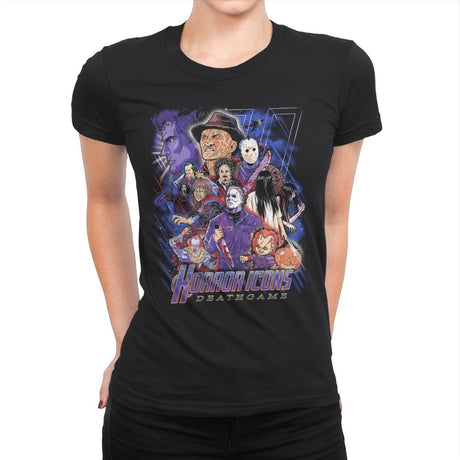 Death Game - Womens Premium T-Shirts RIPT Apparel Small / Black