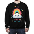 Death Metal Cloud - Crew Neck Sweatshirt Crew Neck Sweatshirt RIPT Apparel Small / Black
