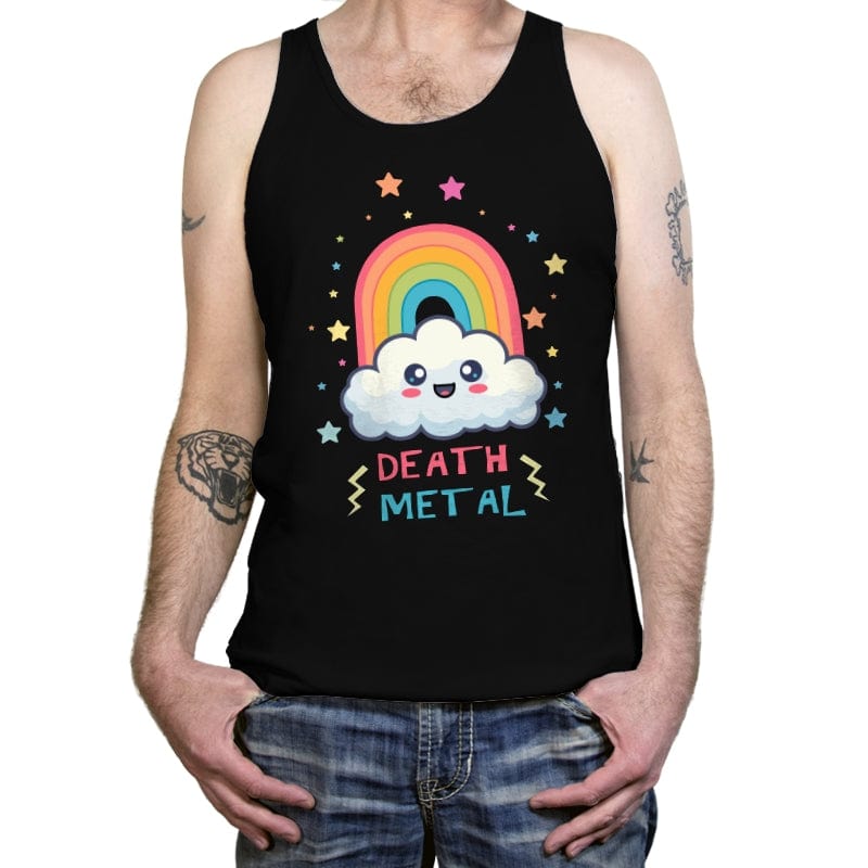 Death Metal Cloud - Tanktop Tanktop RIPT Apparel X-Small / Black