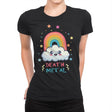 Death Metal Cloud - Womens Premium T-Shirts RIPT Apparel Small / Black