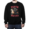 Death Metal - Crew Neck Sweatshirt Crew Neck Sweatshirt RIPT Apparel Small / Black