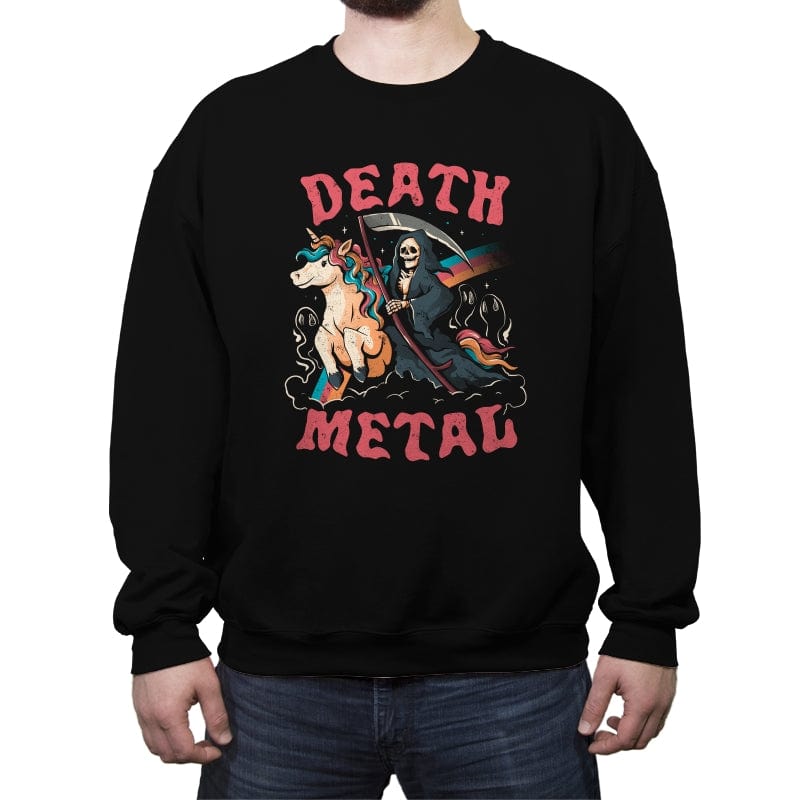 Death Metal - Crew Neck Sweatshirt Crew Neck Sweatshirt RIPT Apparel Small / Black