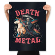 Death Metal - Prints Posters RIPT Apparel 18x24 / Black