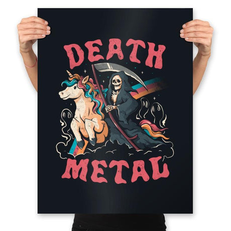 Death Metal - Prints Posters RIPT Apparel 18x24 / Black