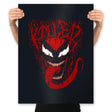 Death Metal Symbiote - Prints Posters RIPT Apparel 18x24 / Black