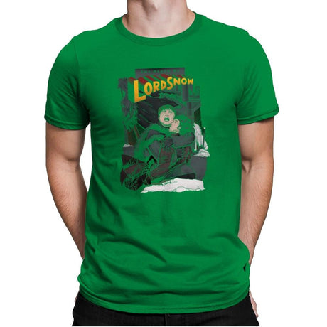 Death of Lord Snow - Game of Shirts - Mens Premium T-Shirts RIPT Apparel Small / Kelly Green