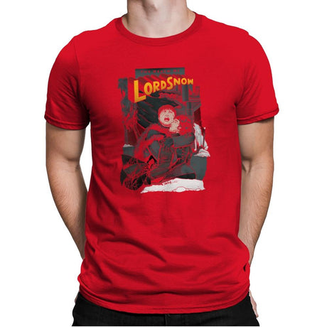 Death of Lord Snow - Game of Shirts - Mens Premium T-Shirts RIPT Apparel Small / Red