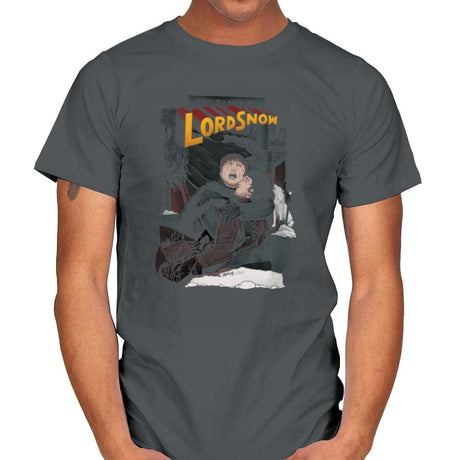 Death of Lord Snow - Game of Shirts - Mens T-Shirts RIPT Apparel Small / Charcoal