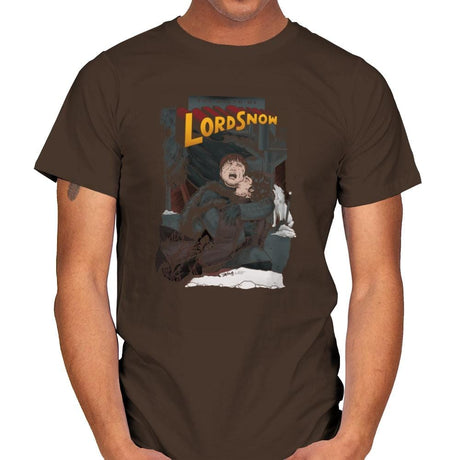 Death of Lord Snow - Game of Shirts - Mens T-Shirts RIPT Apparel Small / Dark Chocolate