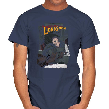 Death of Lord Snow - Game of Shirts - Mens T-Shirts RIPT Apparel Small / Navy