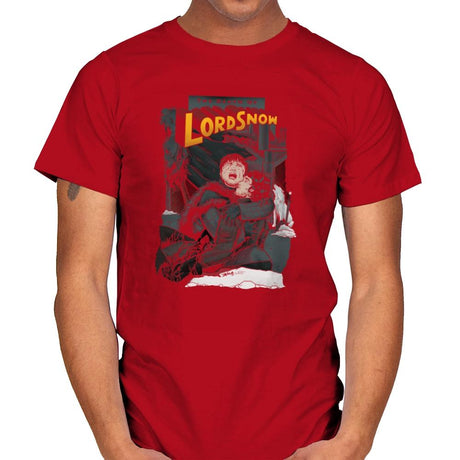 Death of Lord Snow - Game of Shirts - Mens T-Shirts RIPT Apparel Small / Red