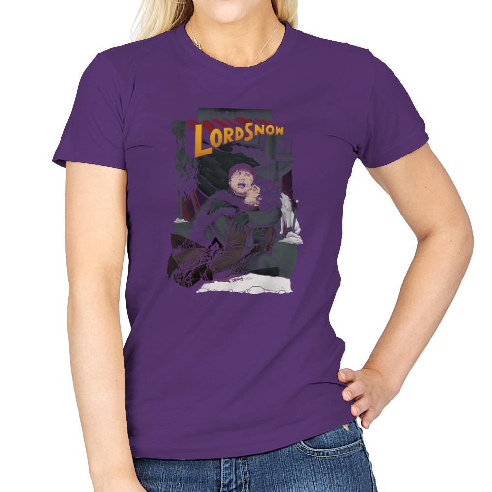 Death of Lord Snow - Game of Shirts - Womens T-Shirts RIPT Apparel Small / Purple