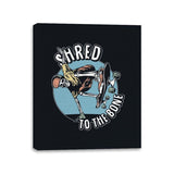 Death Shred Skateboarding - Canvas Wraps Canvas Wraps RIPT Apparel 11x14 / Black