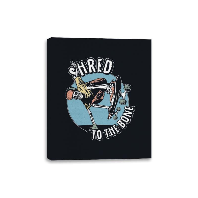 Death Shred Skateboarding - Canvas Wraps Canvas Wraps RIPT Apparel 8x10 / Black