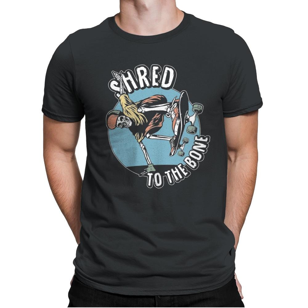 Death Shred Skateboarding - Mens Premium T-Shirts RIPT Apparel Small / Heavy Metal
