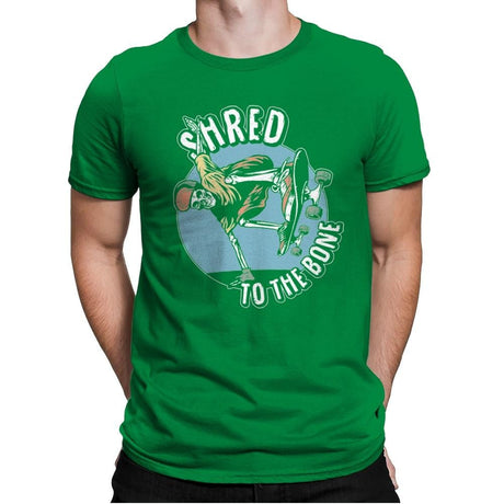 Death Shred Skateboarding - Mens Premium T-Shirts RIPT Apparel Small / Kelly