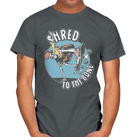 Death Shred Skateboarding - Mens T-Shirts RIPT Apparel Small / Charcoal