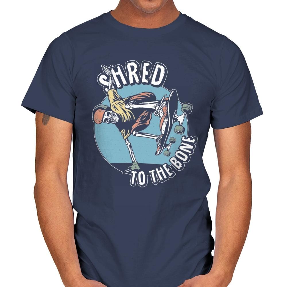 Death Shred Skateboarding - Mens T-Shirts RIPT Apparel Small / Navy
