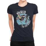 Death Shred Skateboarding - Womens Premium T-Shirts RIPT Apparel Small / Midnight Navy
