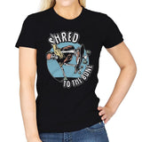 Death Shred Skateboarding - Womens T-Shirts RIPT Apparel Small / Black