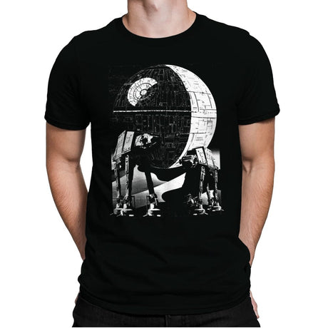Death Star Ground Force - Mens Premium T-Shirts RIPT Apparel Small / Black