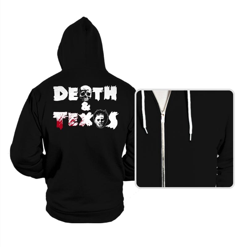 Death & Texas - Hoodies Hoodies RIPT Apparel Small / Black