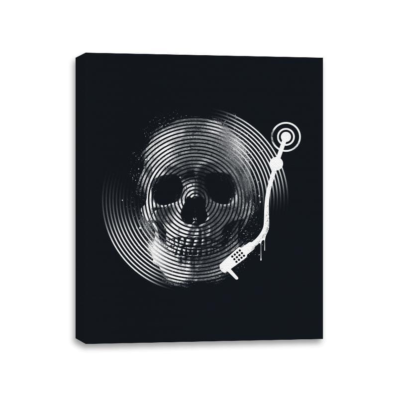 Death Tune - Canvas Wraps Canvas Wraps RIPT Apparel 11x14 / Black