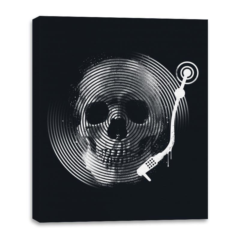 Death Tune - Canvas Wraps Canvas Wraps RIPT Apparel 16x20 / Black