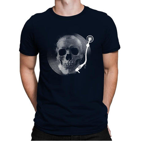 Death Tune - Mens Premium T-Shirts RIPT Apparel Small / Midnight Navy