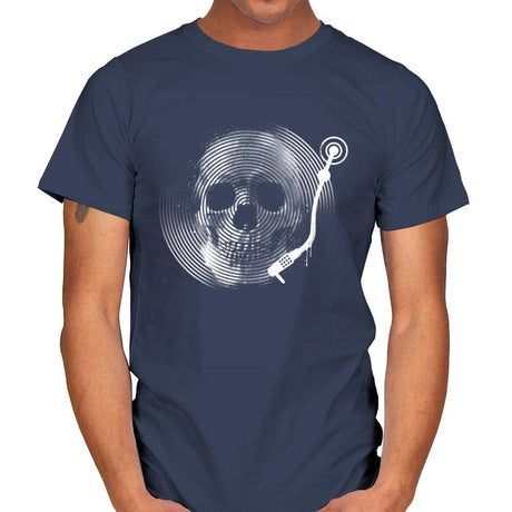 Death Tune - Mens T-Shirts RIPT Apparel Small / Navy