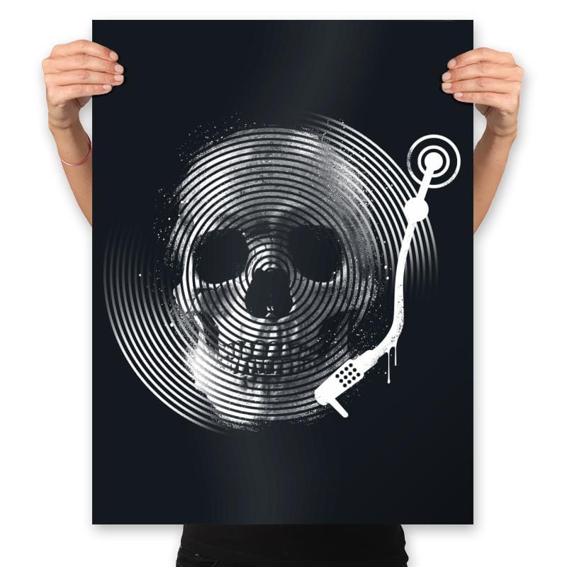 Death Tune - Prints Posters RIPT Apparel 18x24 / Black