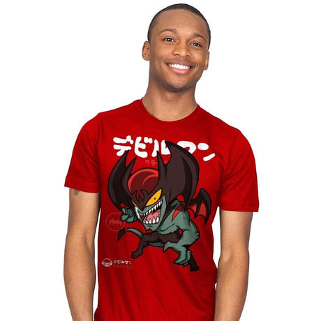 DEBIRUMAN kuraibeibi - Mens T-Shirts RIPT Apparel Small / Red