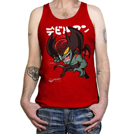 DEBIRUMAN kuraibeibi - Tanktop Tanktop RIPT Apparel X-Small / Red