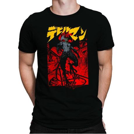 Debiruman - Mens Premium T-Shirts RIPT Apparel Small / Black